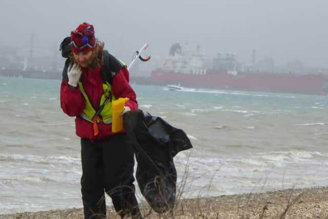 File photo of bad weather in Warsash in March, 2015