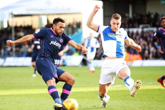 Danny Thompson was named The News' Pompey man of the match against Bristol Rovers