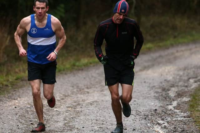 Adam Barlow and Julian Manning at Queen Elizabeth Country Park. Picture: Chris Moorhouse