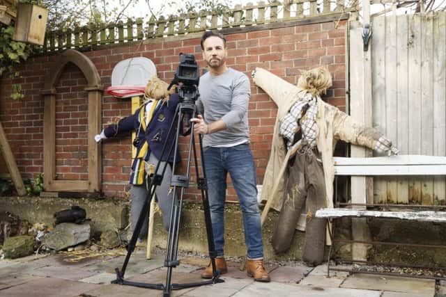 Chris Jupp with props from his latest film.
Picture: Neil Marshall