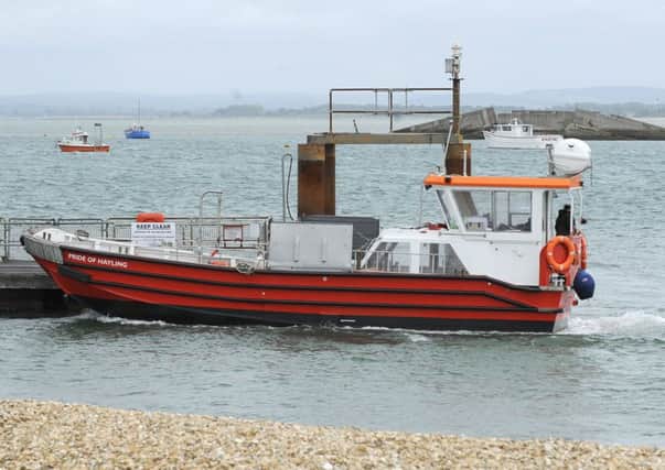 The Pride of Hayling, which runs between Hayling Island and Eastney Picture: Malcolm Wells (170605-0082)