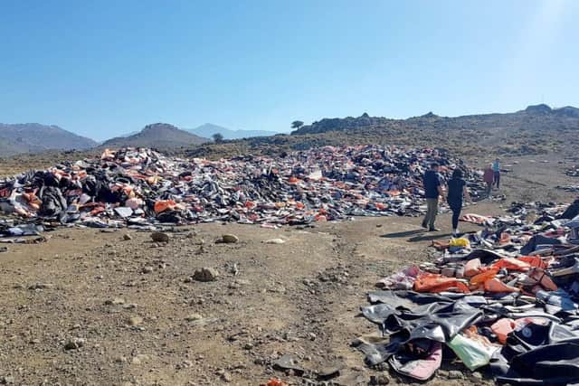 Pictures taken by South Central Ambulance Service paramedic, Stian Mohrsen and Portsmouth Hospitals NHS Trust nurse Nikki McDonald during their 10-day trip helping refugees in Lesbos with Norwegian NGO Medics Bergen