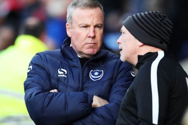 Pompey boss Kenny Jackett. Picture: Joe Pepler