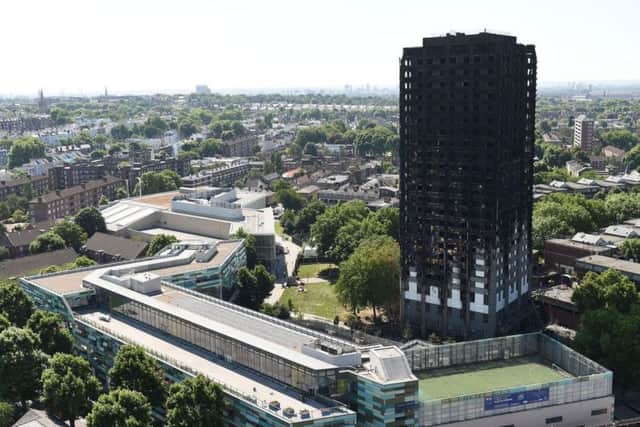 The Grenfell Tower block