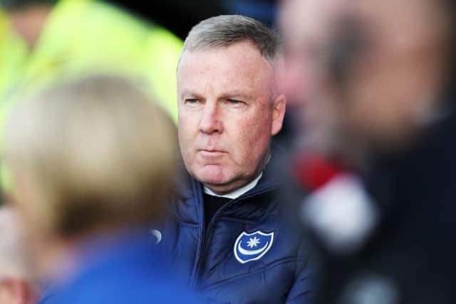 Pompey boss Kenny Jackett. Picture: Joe Pepler