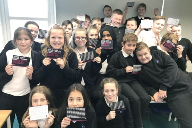 Admiral Lord Nelson School pupils became activists during a lesson about why education is crucial to defeat poverty