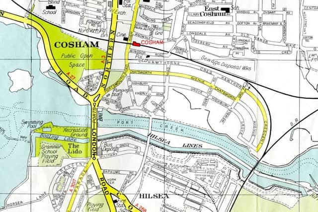 Hilsea Lido map