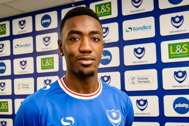 Pompey signing Sylvain Deslandes. Picture: Colin Farmery