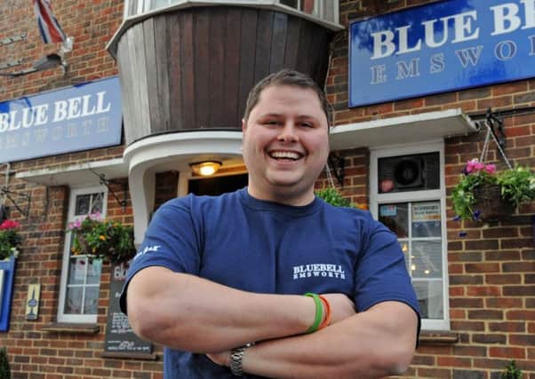 Landlord of the Blue Bell Inn in Emsworth Giles Babb will be sleeping rought as part of the Pompey CEO Sleepout event backed by the News