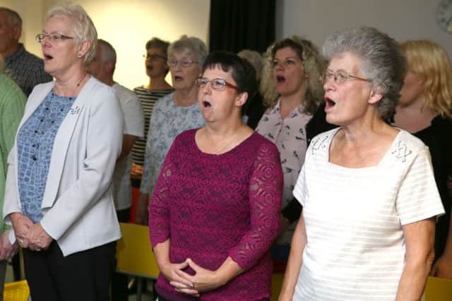 Fine Voice Academy, which includes Quay of Sea Voices, meets every week and performs across the area