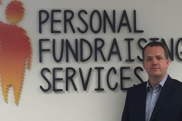 Vaughan Thomas, the managing director of Personal Fundraising Services in Fareham