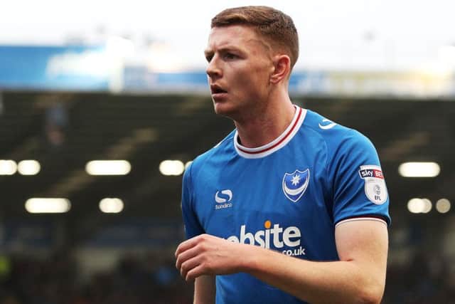 Pompey's Dion Donohue Picture: Joe Pepler