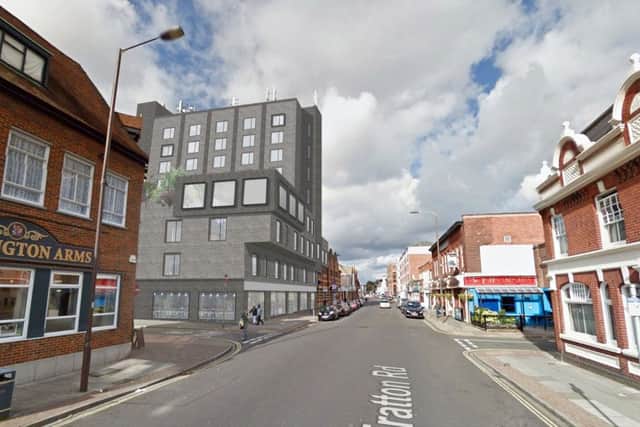 An artist's impression of what Venture Tower, in Fratton, will look like once it becomes student accommodation