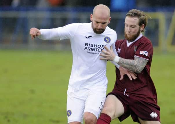 Ben Swallow was sent off against the Hawks. Picture Ian Hargreaves (171689-1)