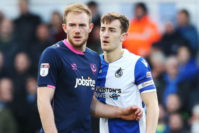 Pompey defender Matt Clarke