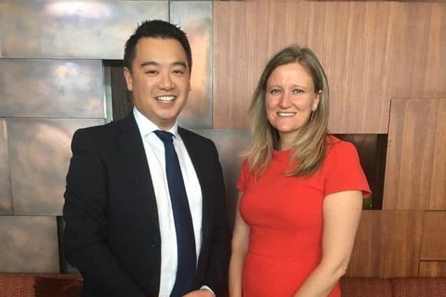 Havant MP Alan Mak with British Consul-General for Southern China, Karen Maddocks