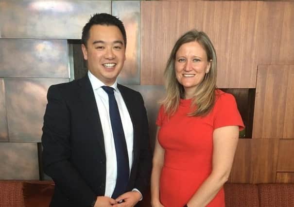 Havant MP Alan Mak with British Consul-General for Southern China, Karen Maddocks