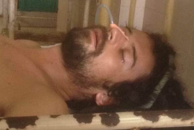Jordan Webster in hospital in India