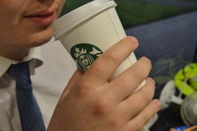 Recycling stations specifically for paper coffee cups will soon be set up in Gosport. Picture: Byron Melton PPP-171223-152931001