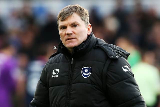 Pompey assistant manager Joe Gallen Picture: Joe Gallen