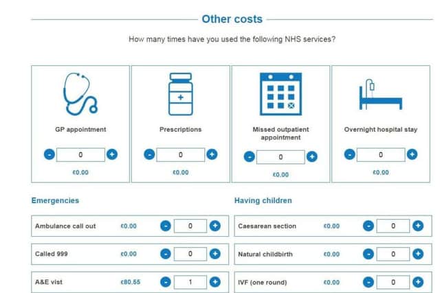 GoCompare Health Insurance has created an interactive calculator for people to see how much their Bill of Health was for the NHS.