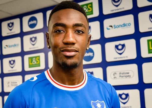 New Pompey loan arrival Sylvain Deslandes Picture: Colin Farmery