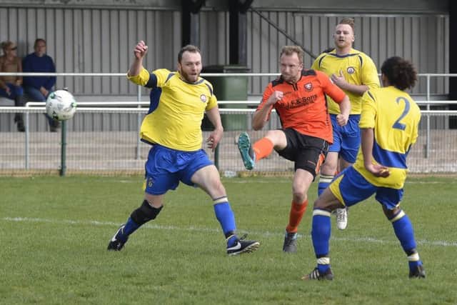 Andy Todd was on target for AFC Portchester. Picture: Neil Marshall
