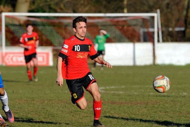 Billy Connor's strike wasn't enough for Petersfield against Fareham. Picture: Malcolm Wells