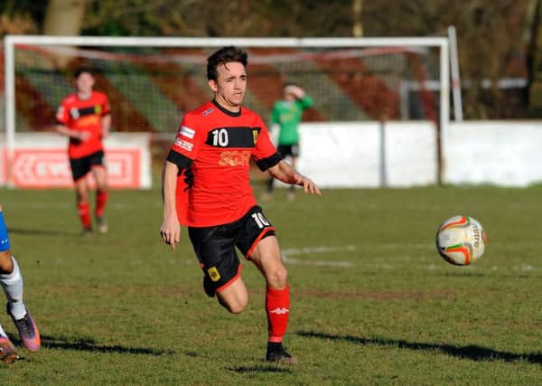 Billy Connor's strike wasn't enough for Petersfield against Fareham. Picture: Malcolm Wells