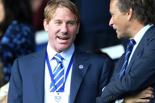 Pompey co-owner Eric Eisner Picture: Joe Pepler
