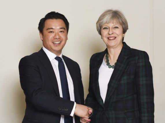 Alan Mak with Prime Minister Theresa May