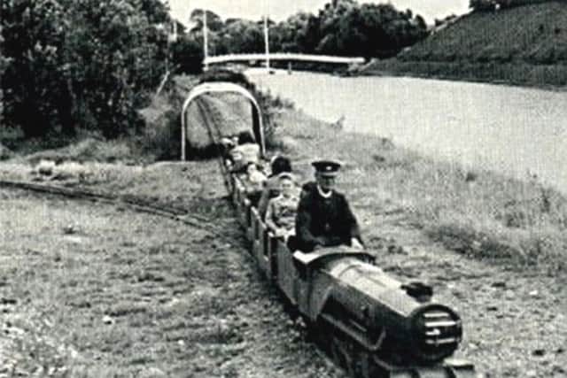 A tunnel added authenticity.