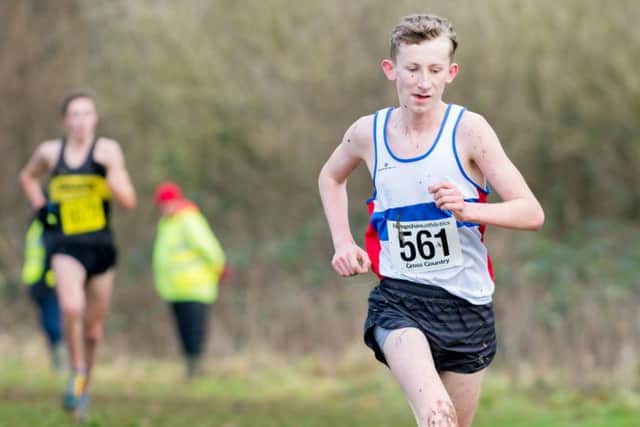 Jacob O'Hara on his way to a silver medal at Fairthorne Manor. Picture: Vernon Nash (180047-019)