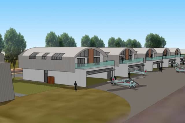 An artist's impression of what the Hangar Homes and Velocity kit will look like. Picture: Hangar Homes