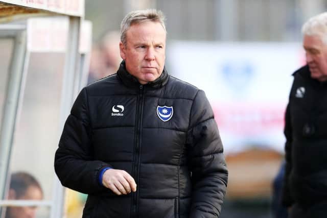 Pompey boss Kenny Jackett Picture: Joe Pepler