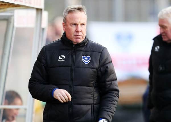 Pompey boss Kenny Jackett Picture: Joe Pepler