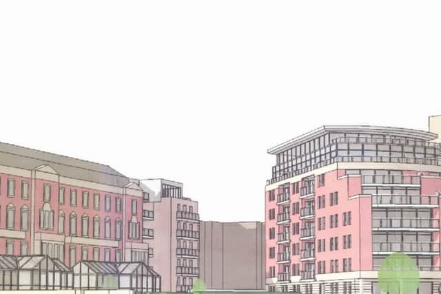 An artist's impression of how the new development would look  Picture: PLP Architects