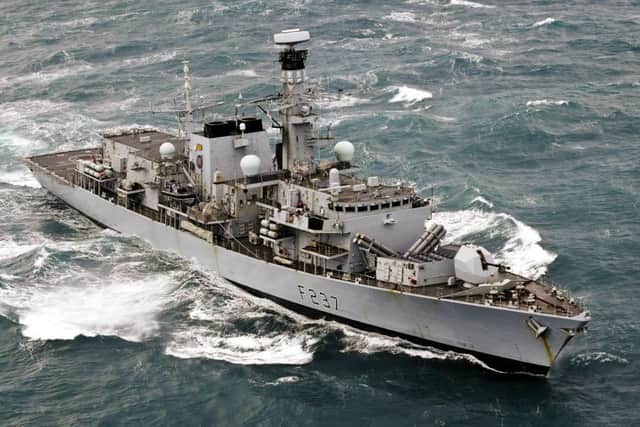 HMS Winchester has been on escort duty in the English Channel. Picture: LPhot Louise George