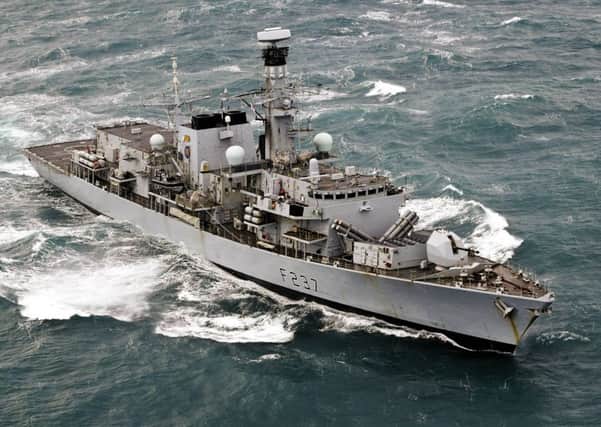 HMS Winchester has been on escort duty in the English Channel. Picture: LPhot Louise George