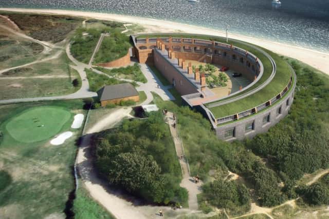 Fort Gilkicker CGI. Picture: Tom Wren