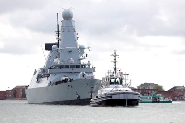 Type 45 destroyer HMS Daring