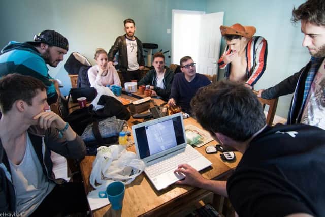 Getting creative are William Daubeny, Jonny White, Verity Jones, George Jones, Lee McMahon, Nathan Eagle, Steven Wilson, Scott Castles and Chevy Mclaren