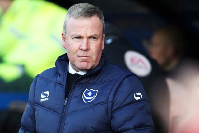 Pompey boss Kenny Jackett