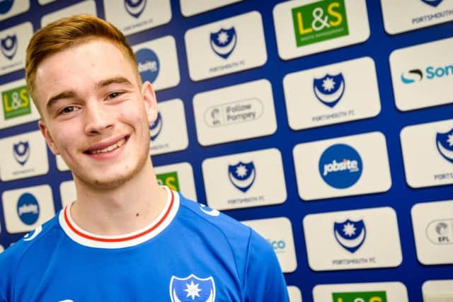 Connor Ronan makes his Pompey debut tonight.