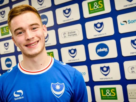 Connor Ronan makes his Pompey debut tonight.
