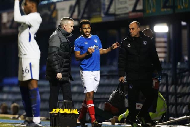 Nathan Thompson is substituted. Picture: Joe Pepler