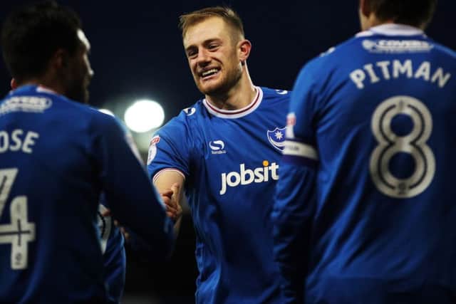Pompey centre-back Matt Clarke is destined for bigger things. Picture: Joe Pepler