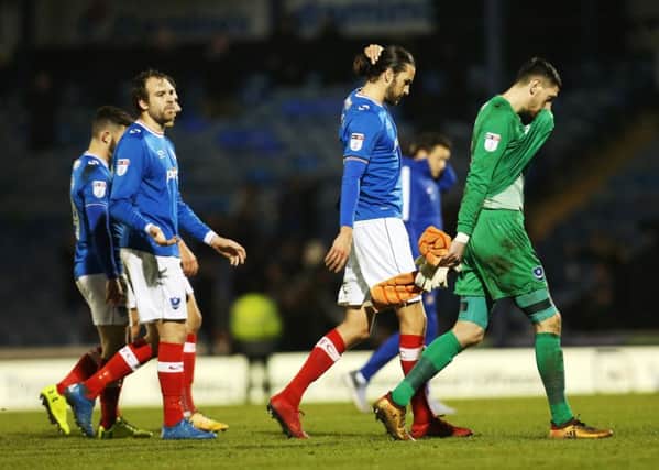 Pompey exited the Checkatrade Trophy against Chelsea under-21s. Picture: Joe Pepler PPP-181001-004552001