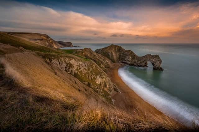 Durdle Door, in Dorset