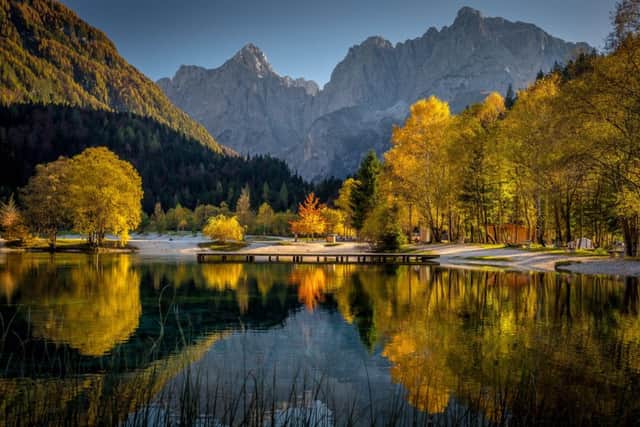 Lake Jasna in Slovenia